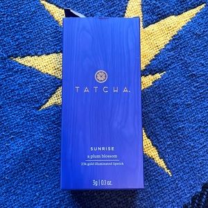 Tatcha sunrise a plum blossom 23k gold illuminated lipstick new in box